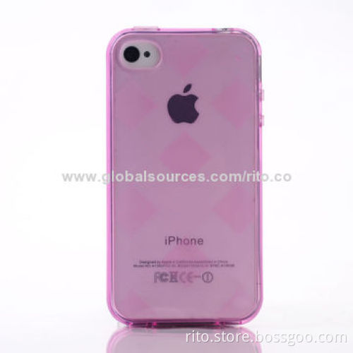 New Waffle Design TPU Hard Shell for iPhone 4/4s, iPhone 5/5s